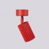 Plafonniers Aluminium Rouge GU10 1 Karbon