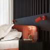Plafonniers Aluminium Rouge GU10 1 Karbon