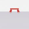 Plafonniers Aluminium Rouge GU10 1 Karbon