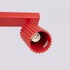 Plafonniers Aluminium Rouge GU10 1 Karbon