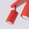 Plafonniers Aluminium Rouge GU10 1 Karbon