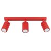Plafonniers Aluminium Rouge GU10 3 Karbon