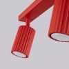 Plafonniers Aluminium Rouge GU10 3 Karbon