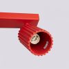Plafonniers Aluminium Rouge GU10 3 Karbon