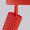 Plafonniers Aluminium Rouge GU10 6 Karbon