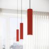 Plafonniers Aluminium Rouge GU10 6 Karbon