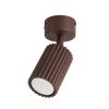 Plafonniers Aluminium Brun GU10 1 Karbon
