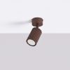 Plafonniers Aluminium Brun GU10 1 Karbon