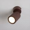 Plafonniers Aluminium Brun GU10 1 Karbon
