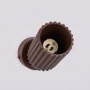 Plafonniers Aluminium Brun GU10 1 Karbon