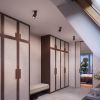 Plafonniers Aluminium Brun GU10 1 Karbon