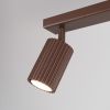 Plafonniers Aluminium Brun GU10 1 Karbon