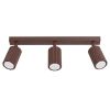 Plafonniers Aluminium Brun GU10 3 Karbon