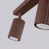 Plafonniers Aluminium Brun GU10 3 Karbon