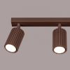 Plafonniers Aluminium Brun GU10 3 Karbon