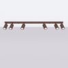 Plafonniers Aluminium Brun GU10 6 Karbon