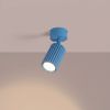 Plafonniers Aluminium Bleu GU10 1 Karbon