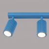 Plafonniers Aluminium Bleu GU10 3 Karbon