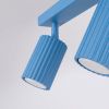 Plafonniers Aluminium Bleu GU10 3 Karbon