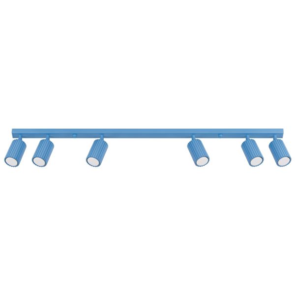 Plafonniers Aluminium Bleu GU10 6 Karbon