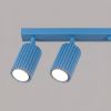 Plafonniers Aluminium Bleu GU10 6 Karbon