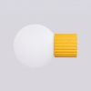 Appliques murales Aluminium Jaune G9 1 Halo