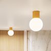 Plafonniers Aluminium Jaune G9 1 Halo