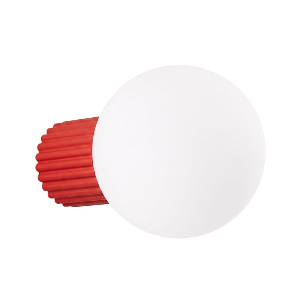 Appliques murales Aluminium Rouge G9 1 Halo
