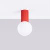 Plafonniers Aluminium Rouge G9 1 Halo