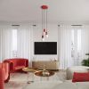 Suspensions Aluminium Rouge G9 1 Halo