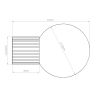 Appliques murales Aluminium Brun G9 1 Halo