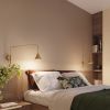 Appliques murales Acier Doré E14 1 Nox