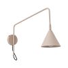 Appliques murales Acier Taupe E14 1 Nox
