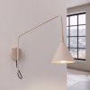 Appliques murales Acier Taupe E14 1 Nox