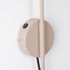 Appliques murales Acier Taupe E14 1 Nox