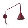 Appliques murales Acier Bourgogne E14 1 Nox