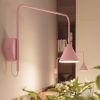 Appliques murales Acier Rose E14 1 Nox