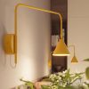 Appliques murales Acier Jaune E14 1 Nox