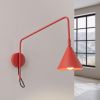 Appliques murales Acier Rouge E14 1 Nox