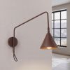 Appliques murales Acier Brun E14 1 Nox