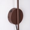 Appliques murales Acier Brun E14 1 Nox