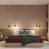 Appliques murales Acier Brun E14 1 Nox