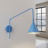 Appliques murales Acier Bleu E14 1 Nox