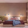 Appliques murales Acier Bleu E14 1 Nox