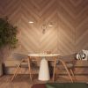 Appliques murales Acier Taupe E14 2 Nox