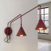 Appliques murales Acier Bourgogne E14 2 Nox