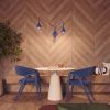 Appliques murales Acier Outremer E14 2 Nox