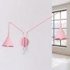 Appliques murales Acier Rose E14 2 Nox