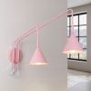 Appliques murales Acier Rose E14 2 Nox
