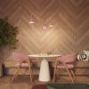 Appliques murales Acier Rose E14 2 Nox
